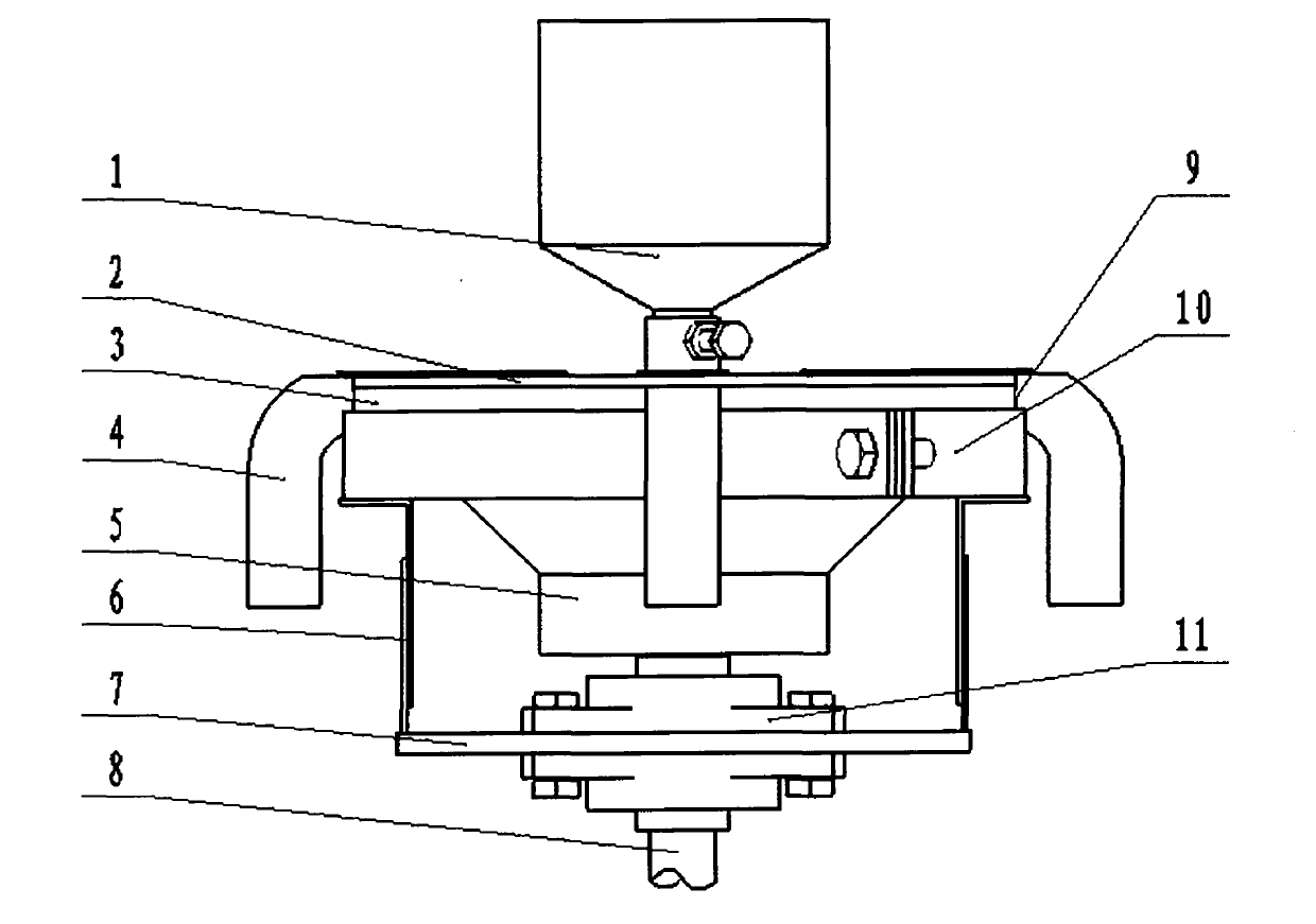 Centrifugal centralized type rape precise seed metering device