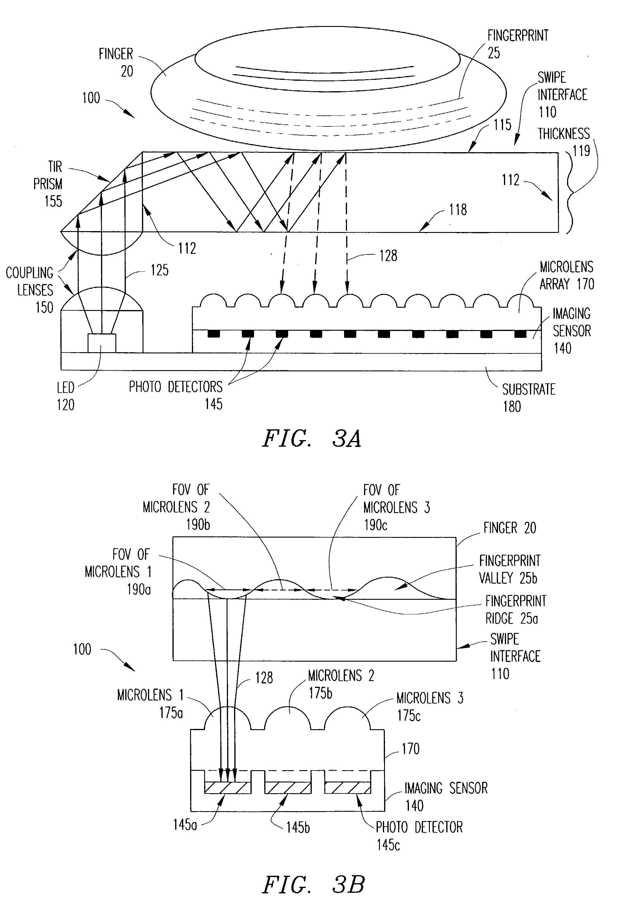 System and method for multiplexing illumination in combined finger recognition and finger navigation module