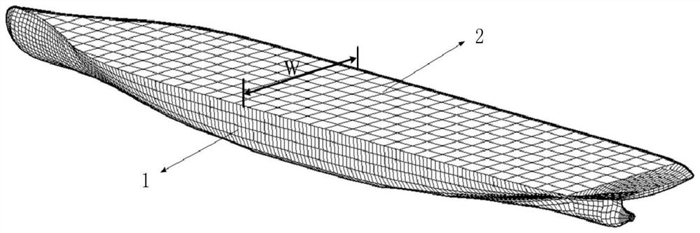Boundary condition setting method for processing irregular frequency in ship hydrodynamic calculation