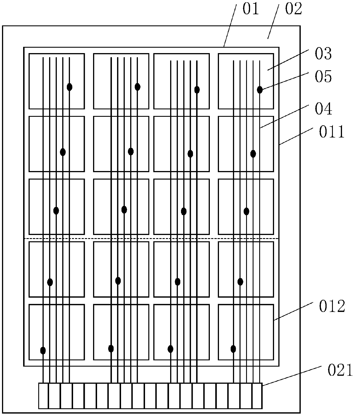 Display panel, touch detection method thereof and display device