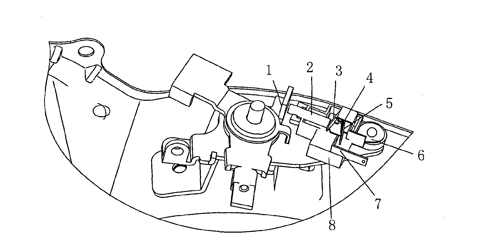 Idling flameout switch of general gasoline engine