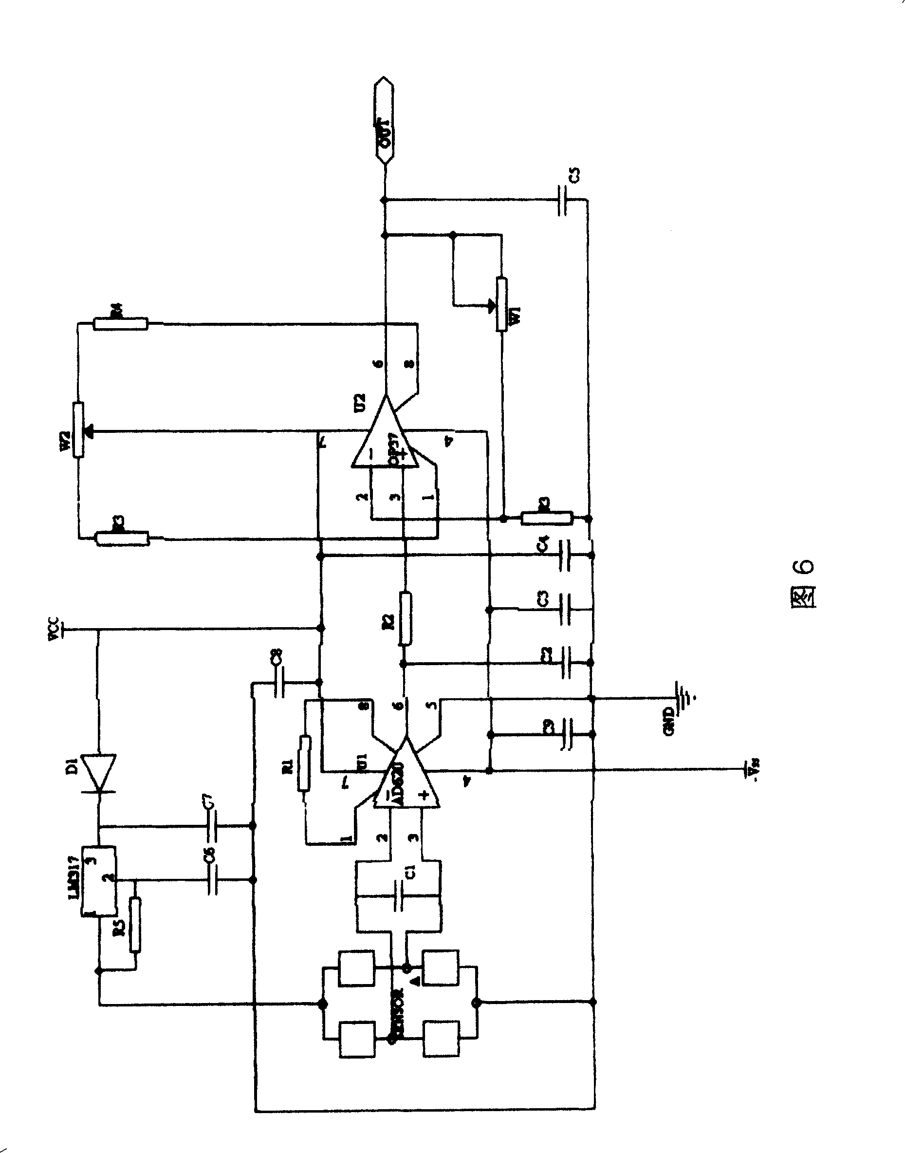 Pressure resistance type high frequency dynamic low voltage sensor