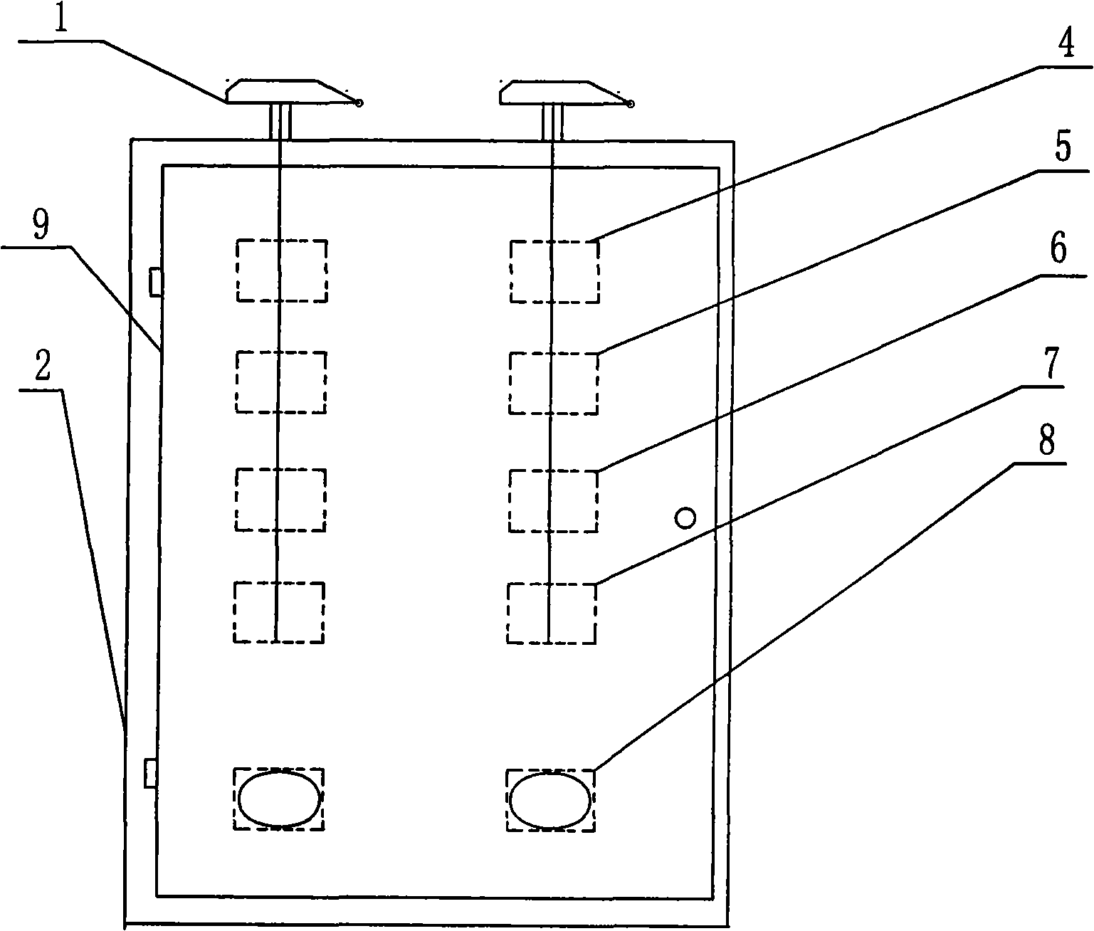 Step speed regulating control device for electric ship
