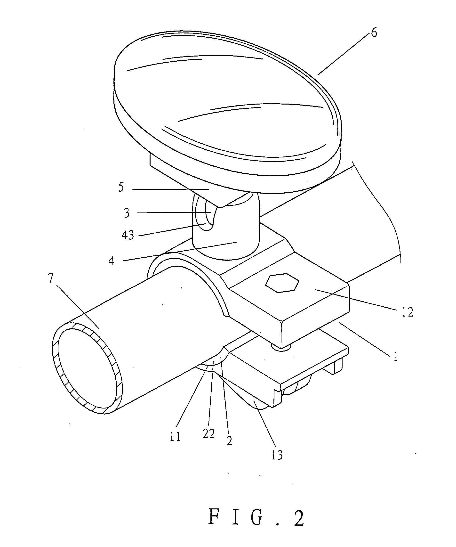 Adjustable attachment device for attaching an object to a tubular member