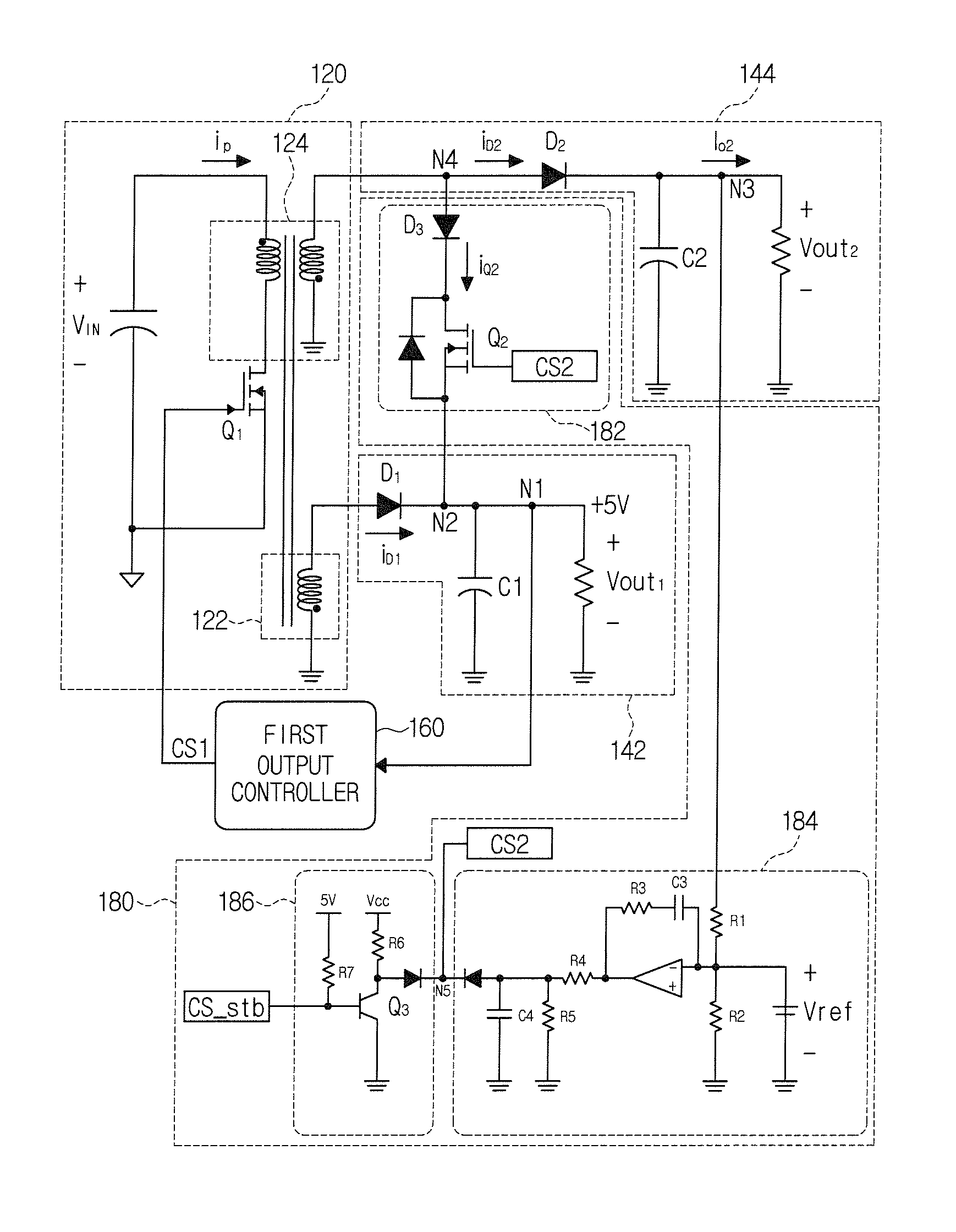 Power supply and image forming device having the same