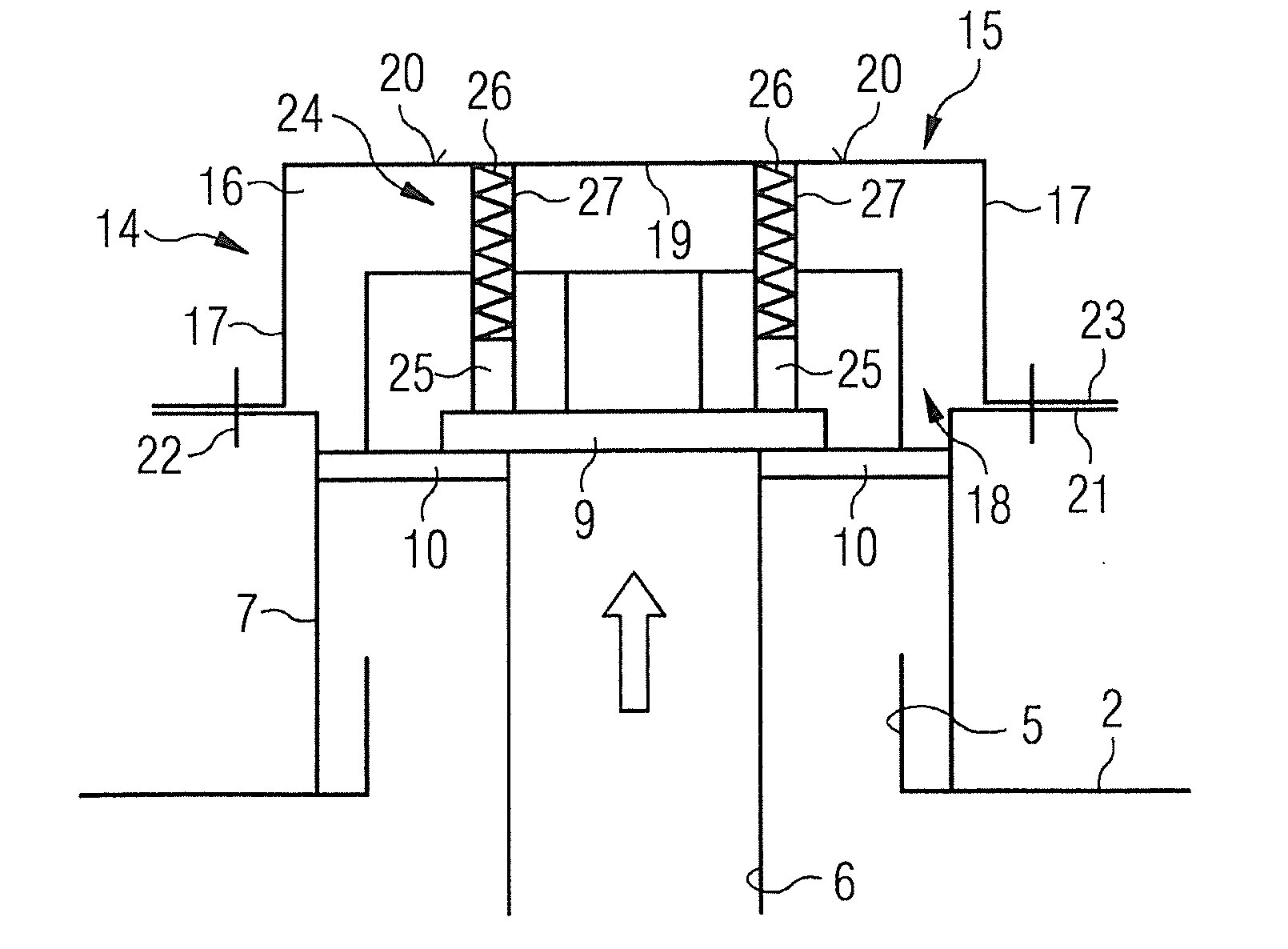 A pressure limiting valve for a cryostat containing a cryogen and a superconducting magnet