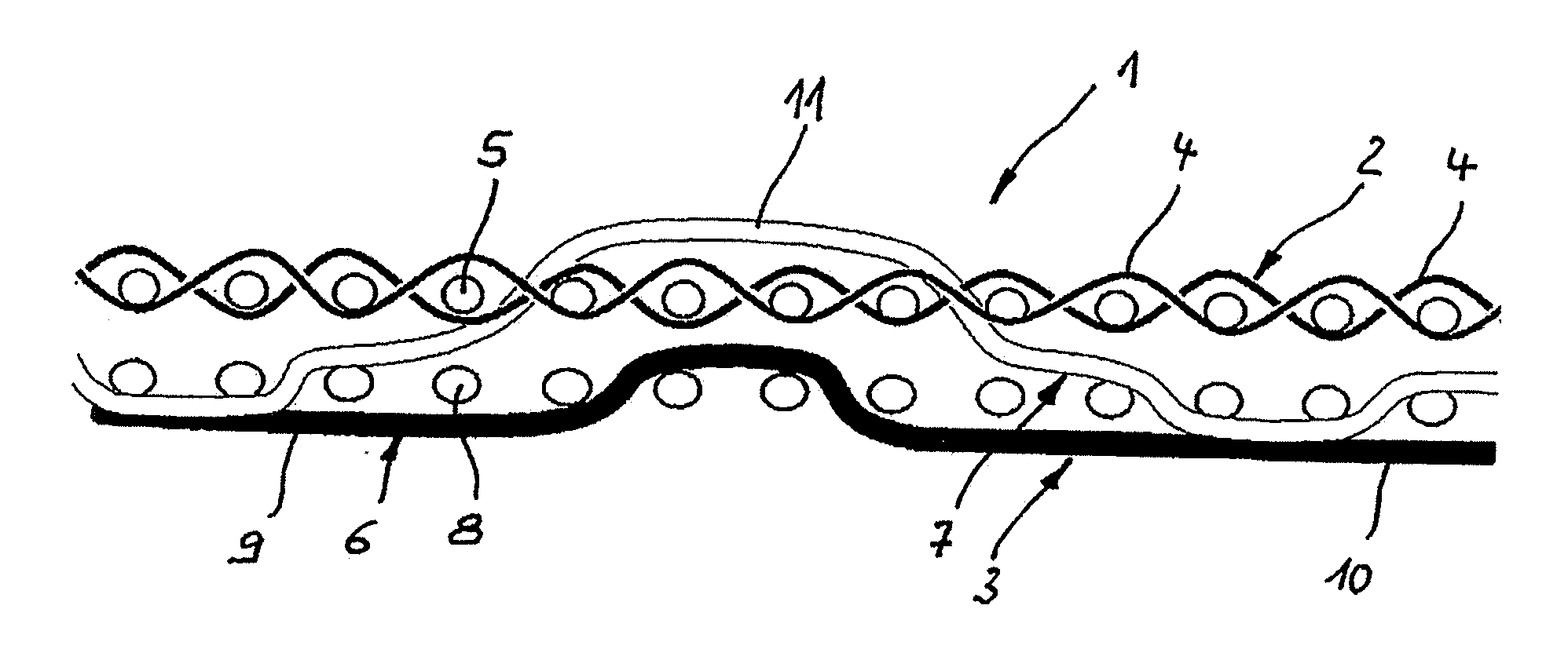 Fabric for forming a paper web having an embossed surface
