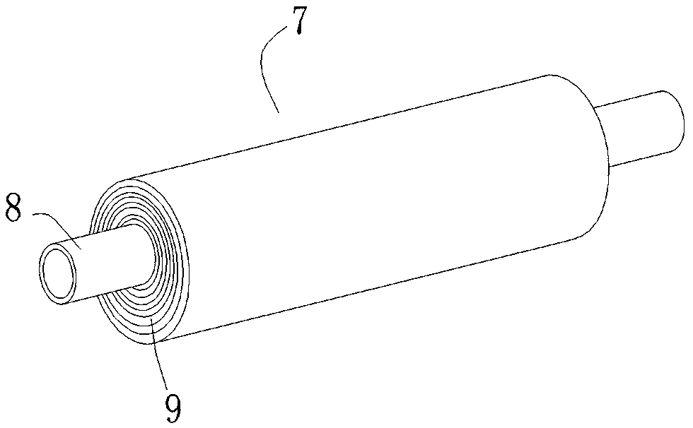 A rubber ring installation mechanism for an RO machine filter element