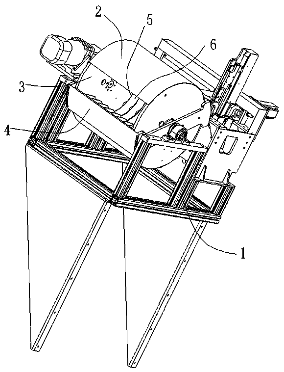 A rubber ring installation mechanism for an RO machine filter element