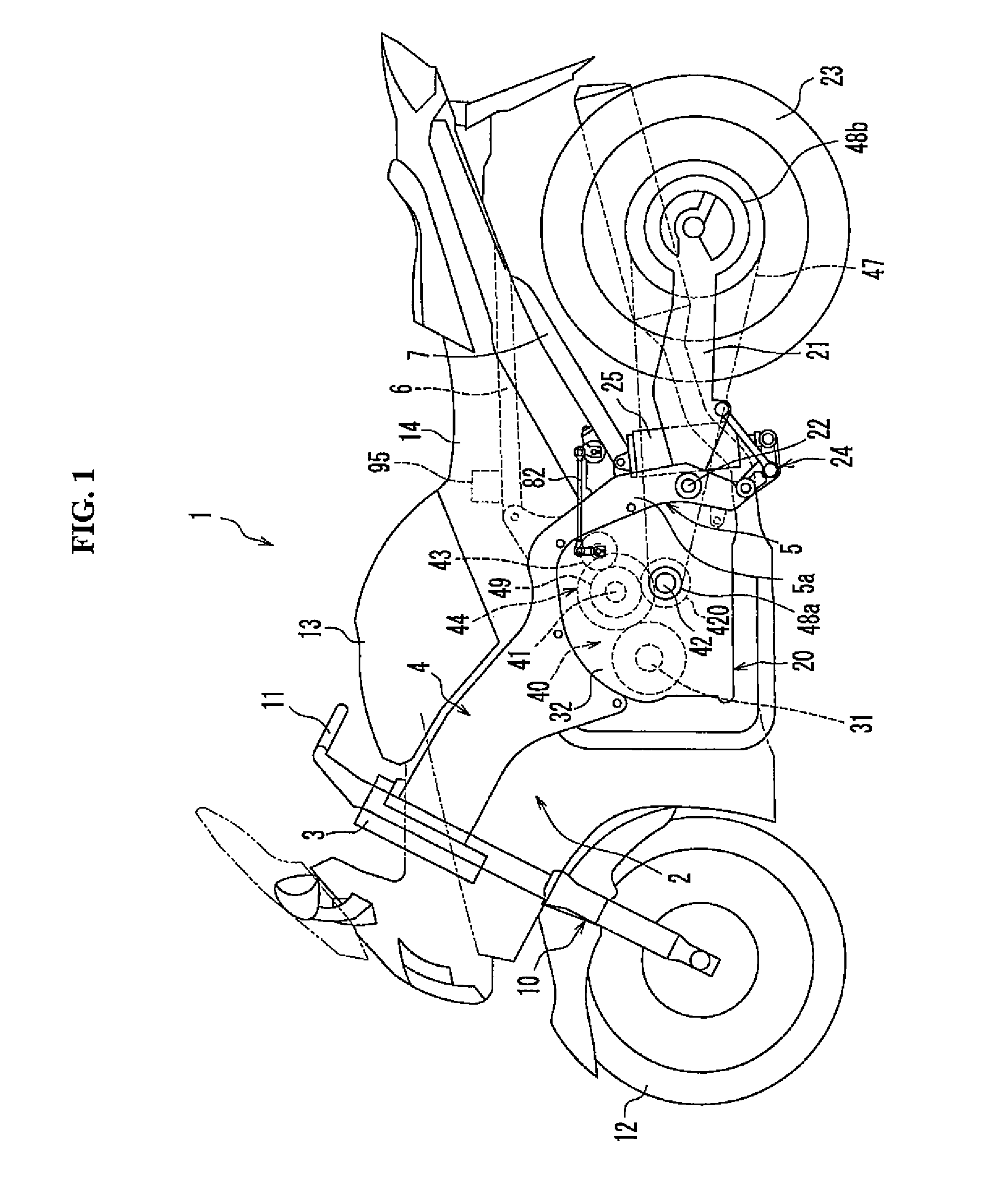 Automated shift control device and straddle-type vehicle equipped with the same