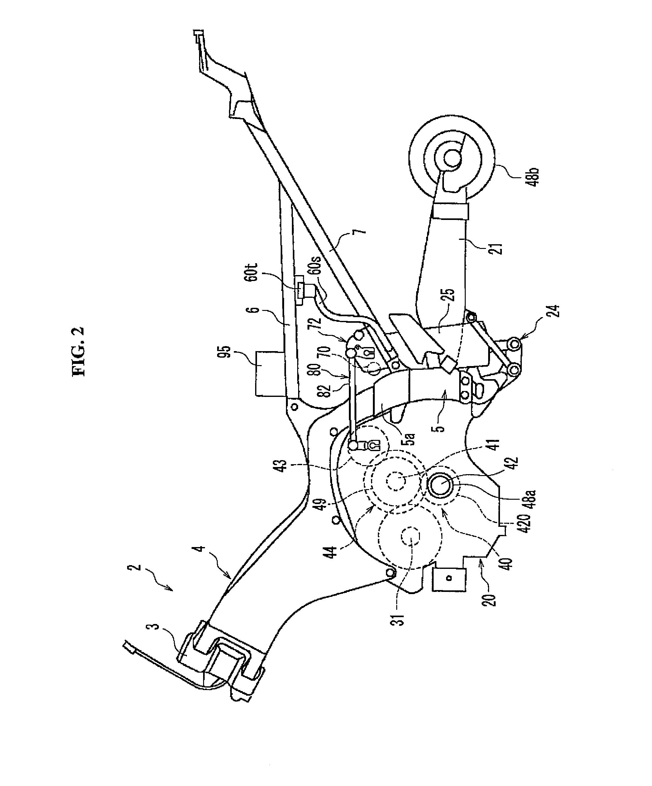 Automated shift control device and straddle-type vehicle equipped with the same