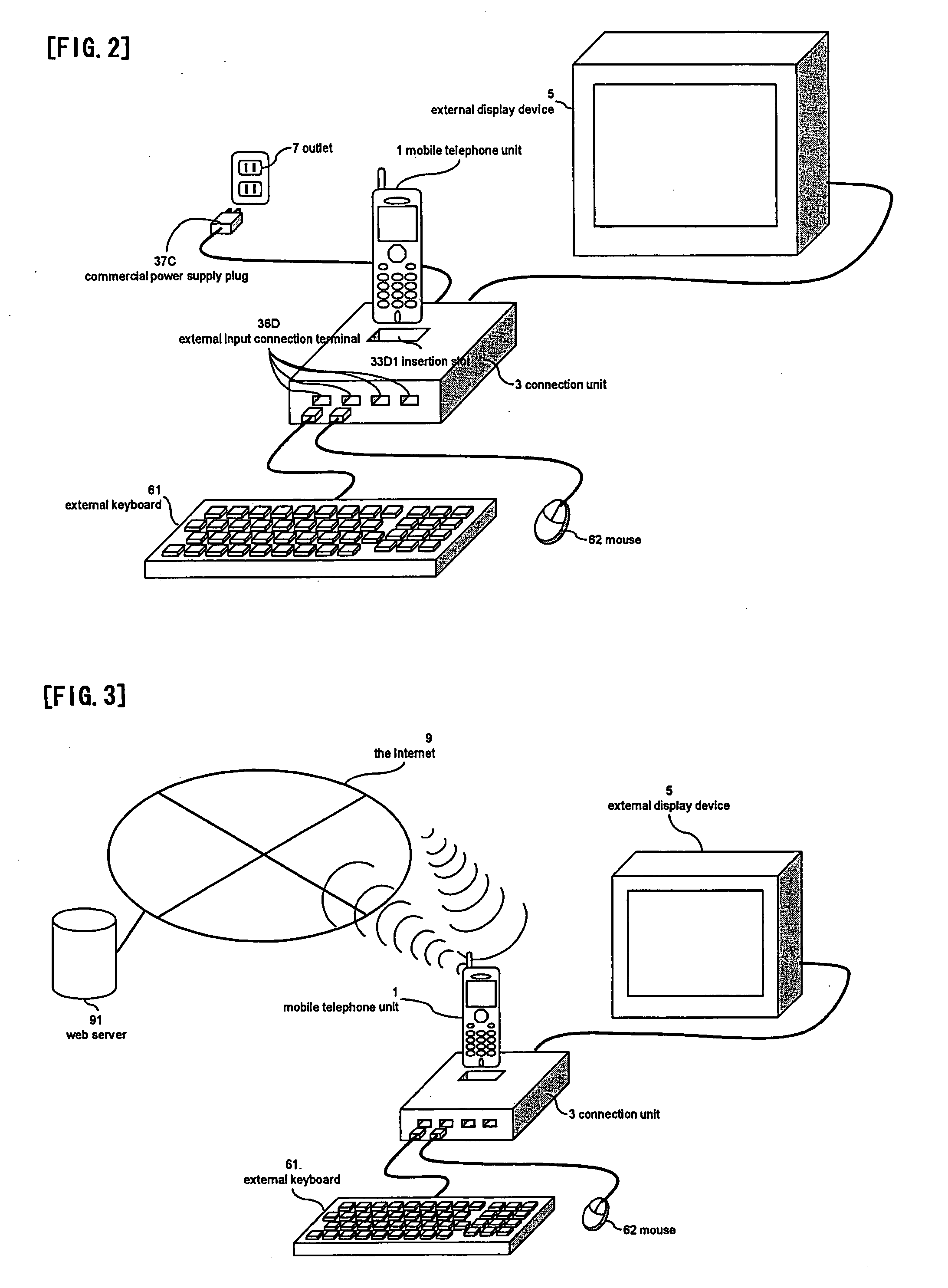Mobile Information Communication Apparatus, Connection Unit for Mobile Information Communication Apparatus, and External Input/Output Unit for Mobile Information Communication Apparatus