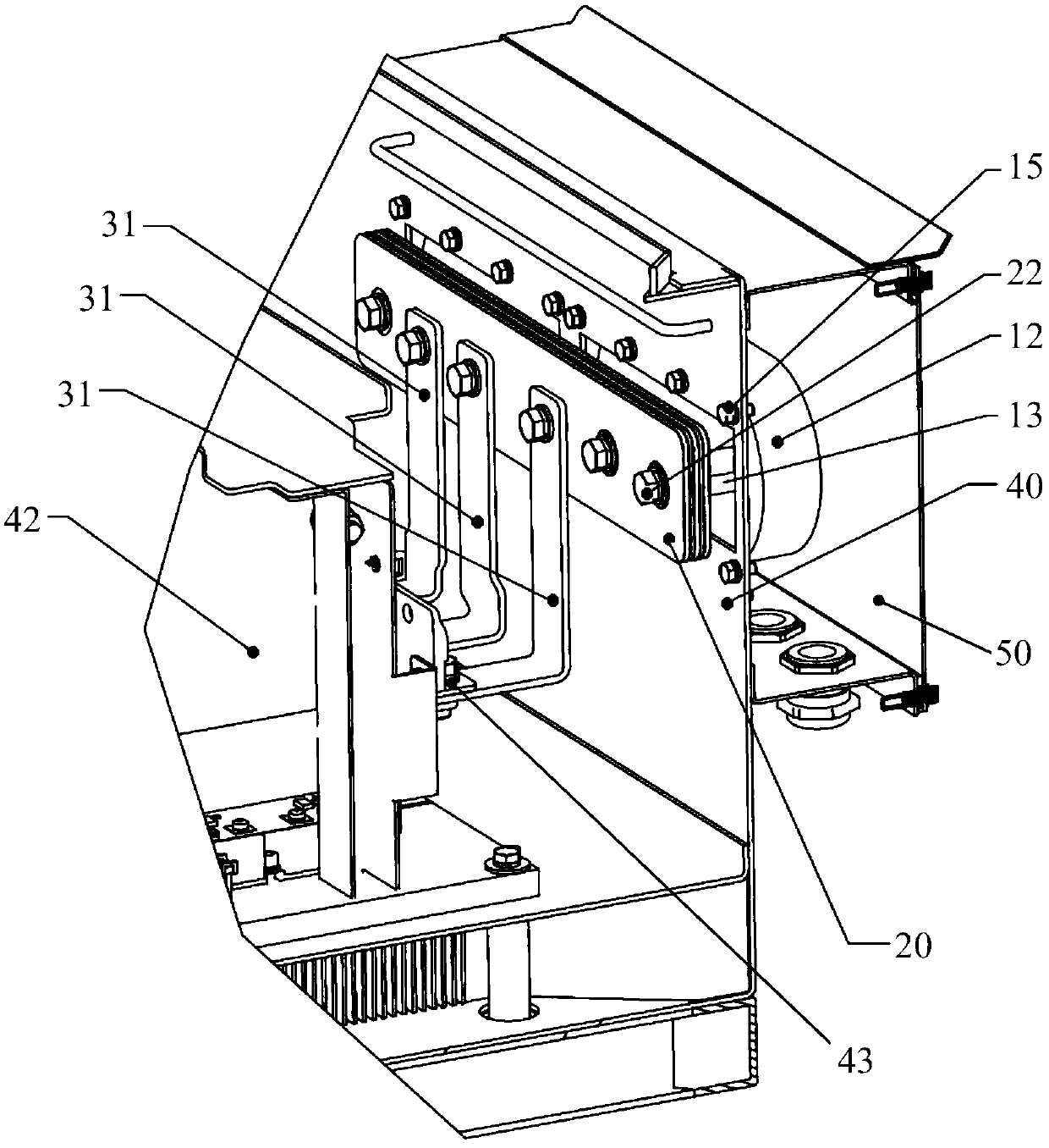 Output terminal and current transformer