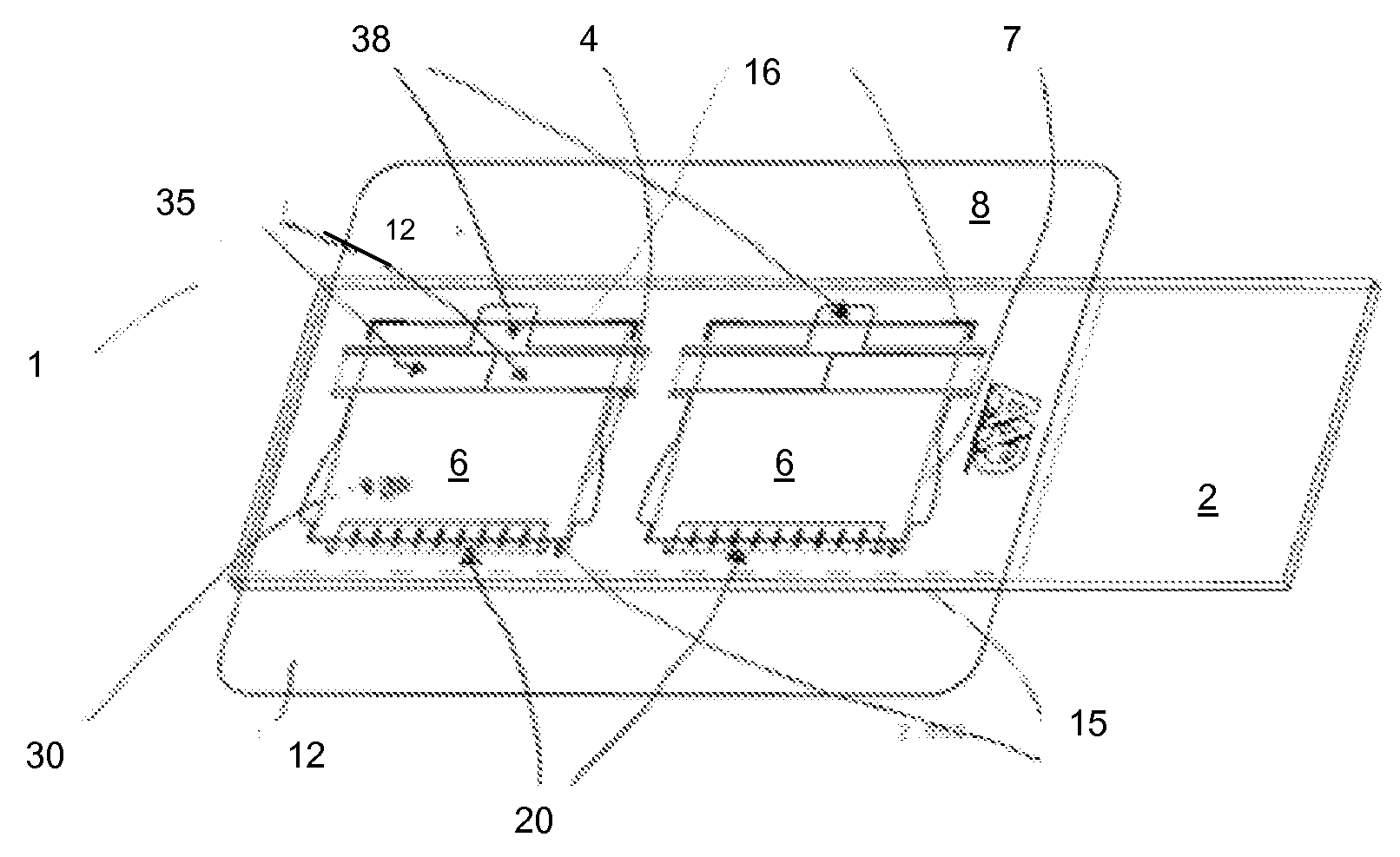 Microfluidic chamber assembly for mastitis assay