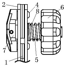 Simple angle adjustable hinge and operation method thereof