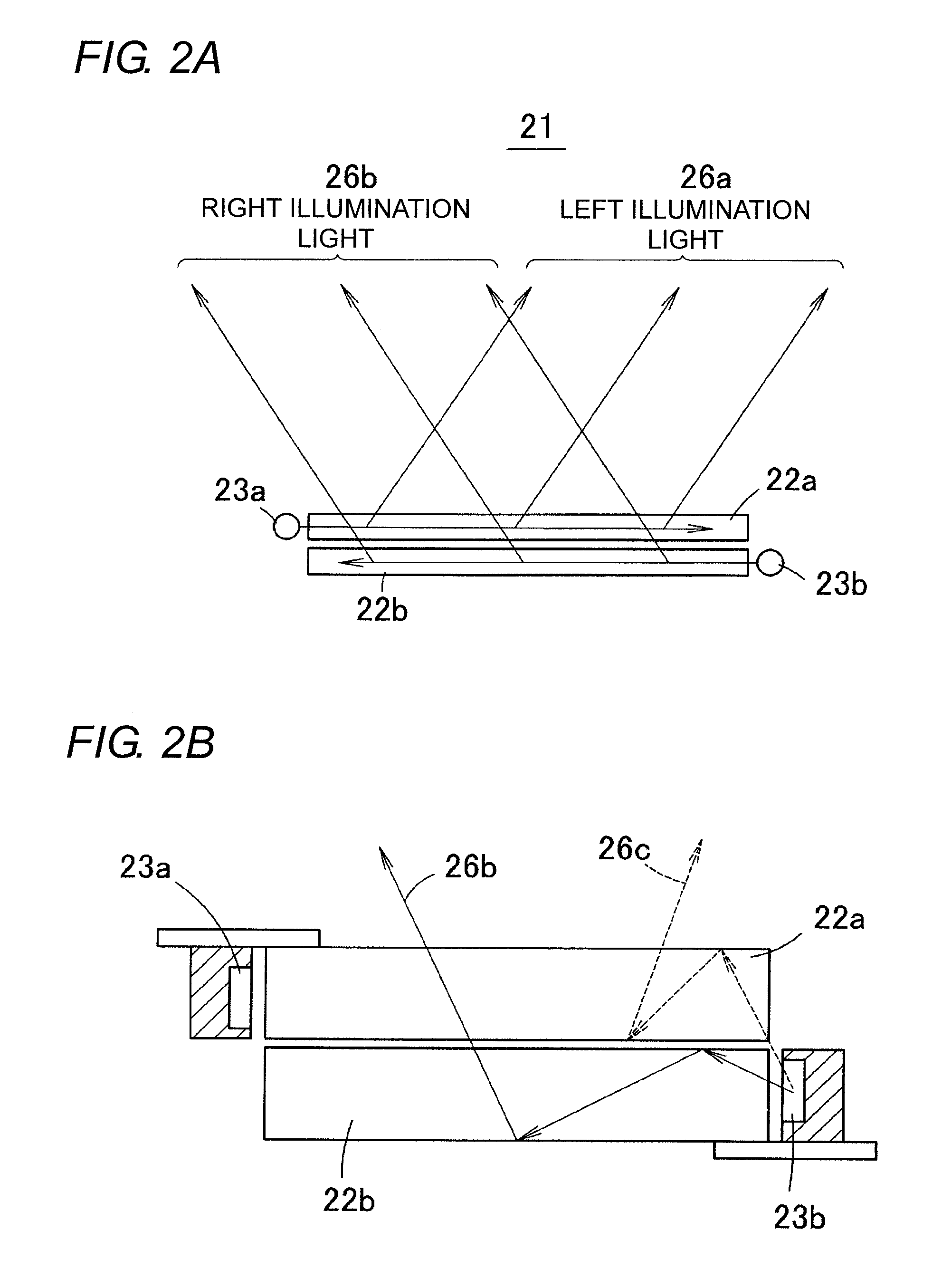 Area light source device and stereoscopic display device