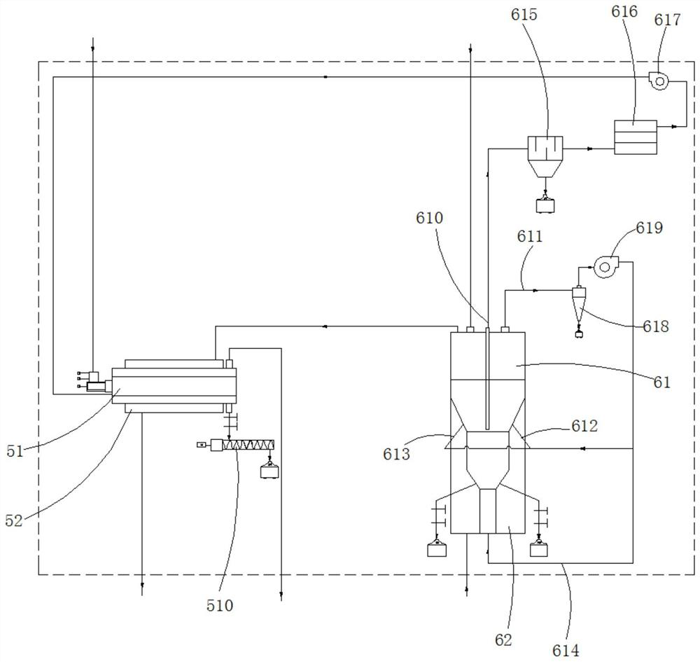 Anaerobic cracking treatment device for household garbage