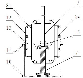 Standard capacitor installed by separated type coaxial structure