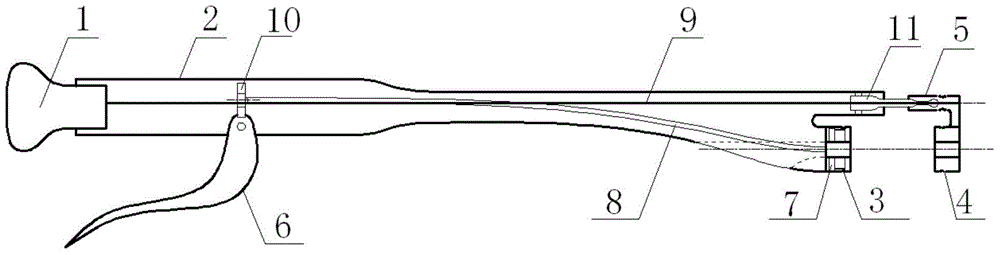 Extracavity anastomosis method and eversion type extracavity stapler