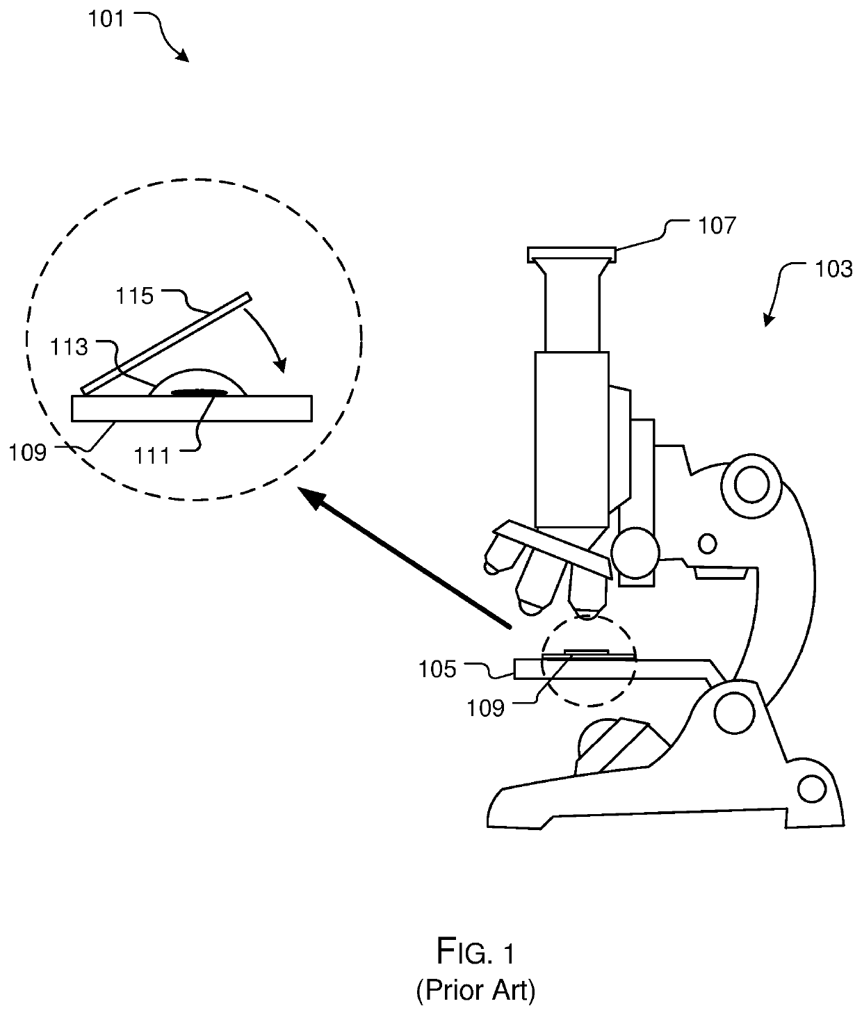 Microscope slide mounting system