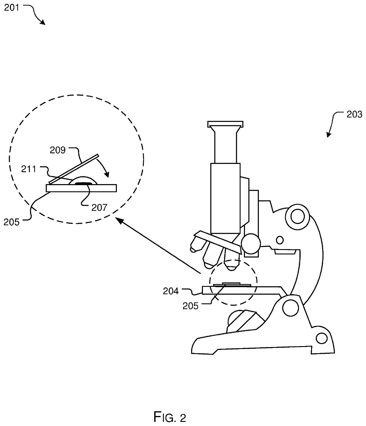 Microscope slide mounting system