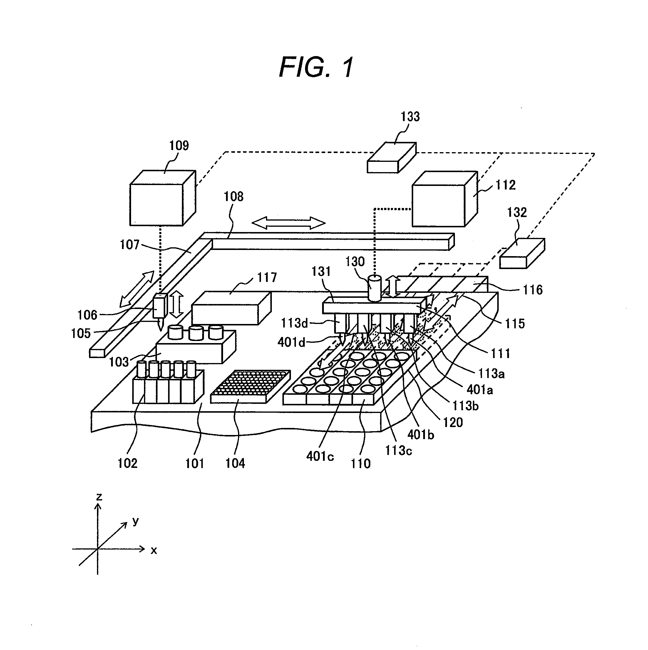 Sample treatment device, sample treatment method, and reaction container for use therein