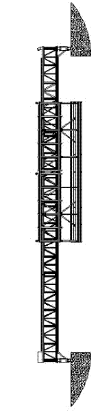 Needle beam type inverted arch lining sliding framework and construction method thereof