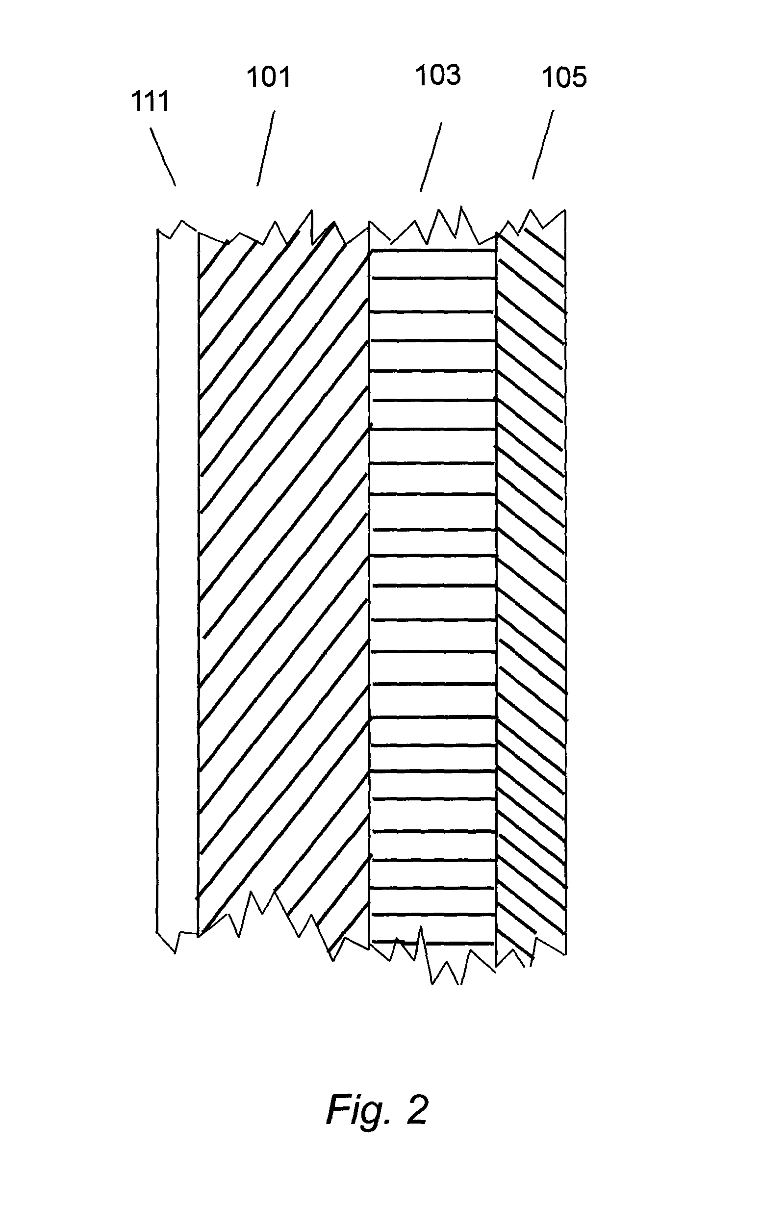 Ballistic protection with multi-layered structure including a plurality of rigid elements