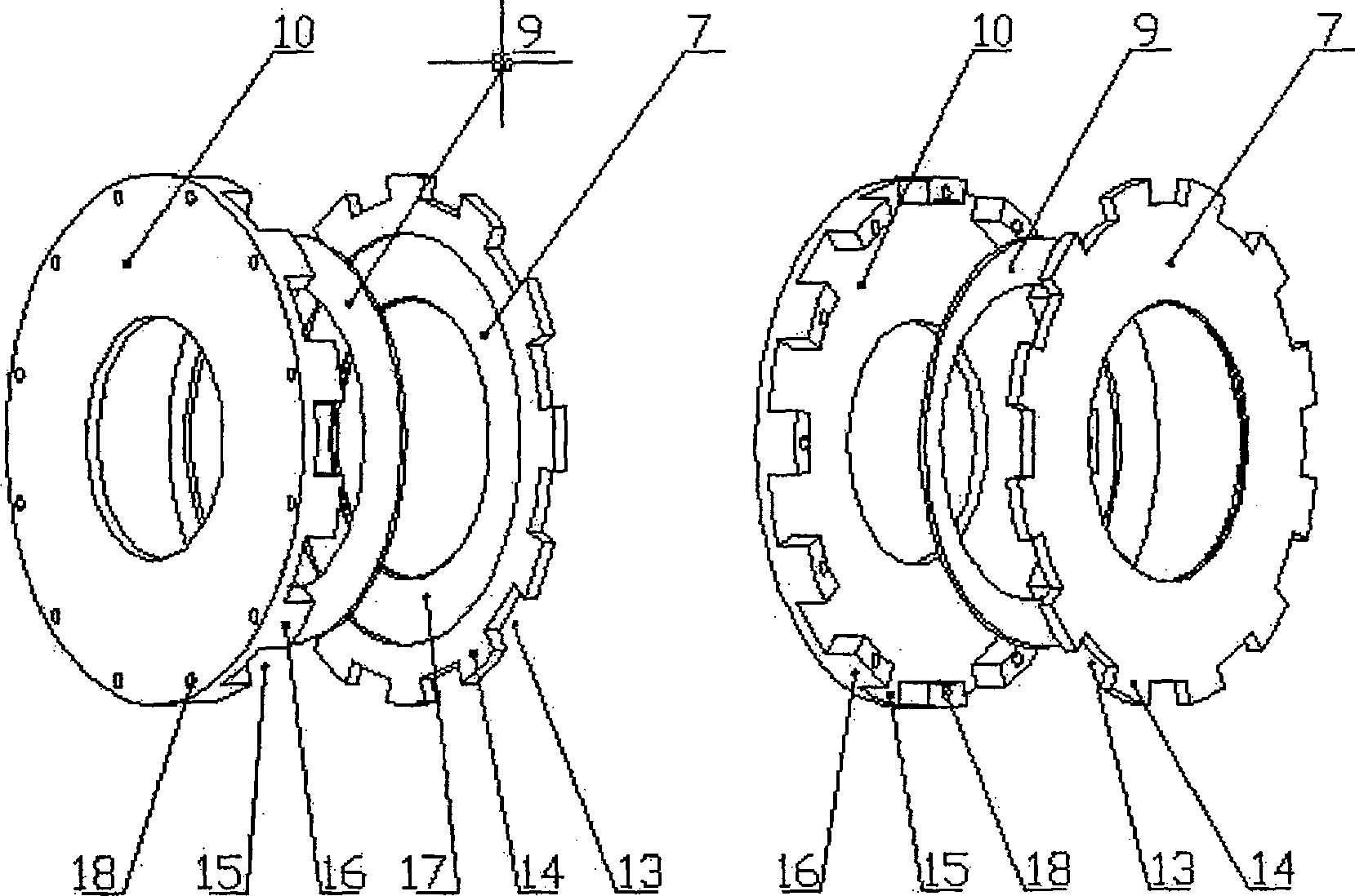 Vehicle engine and motor/generator connector