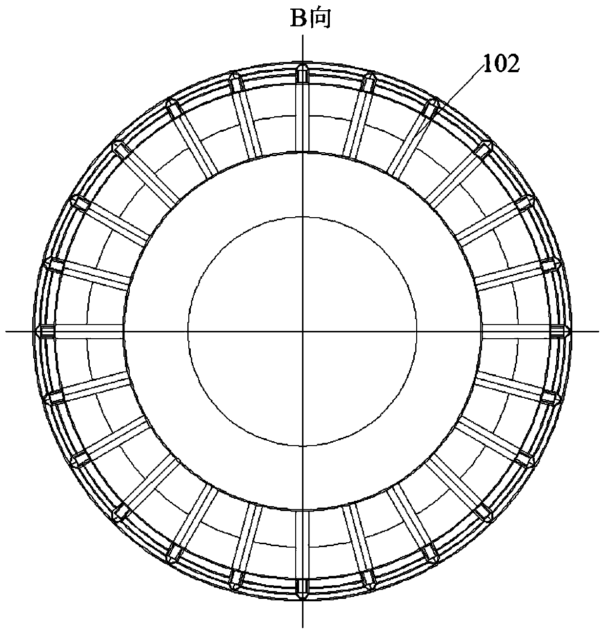 Flame stabilizing structure of combustion chamber