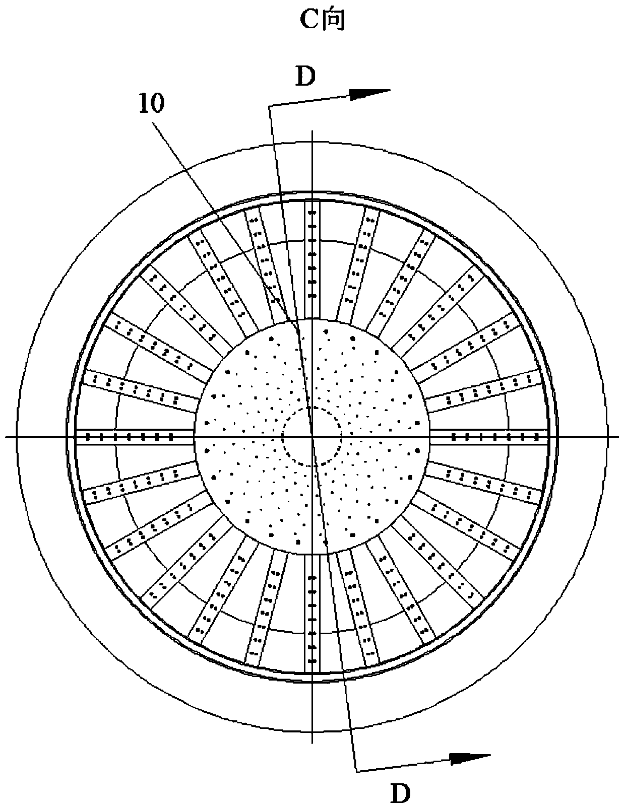 Flame stabilizing structure of combustion chamber