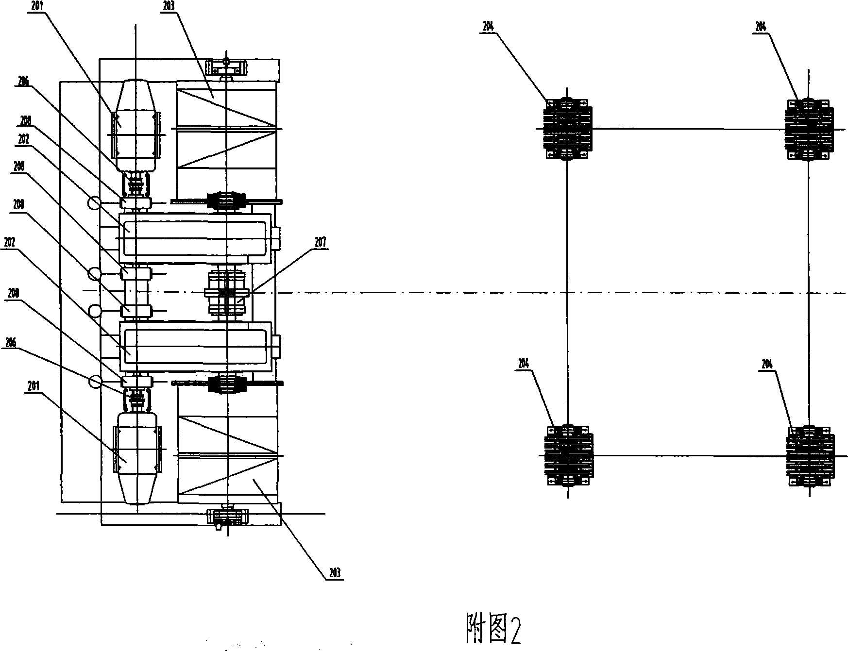 Hoist lifting device for molten steel ladle