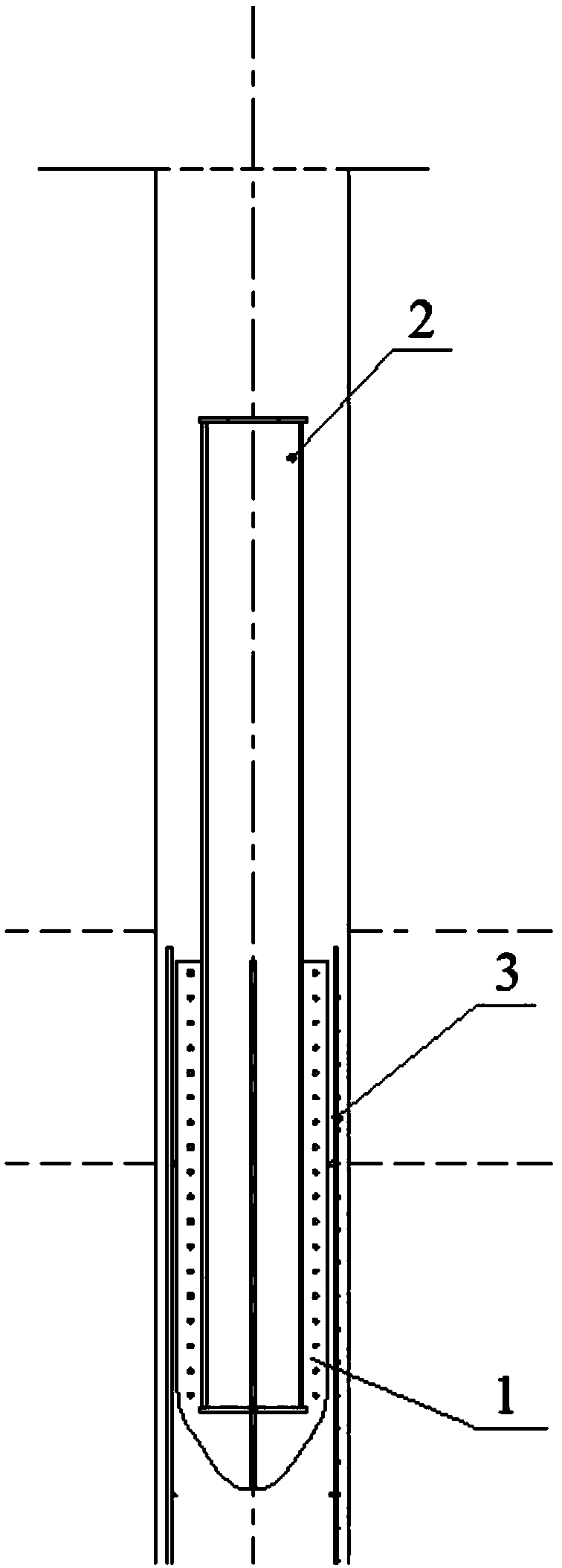 Post-inserted steel column guide device
