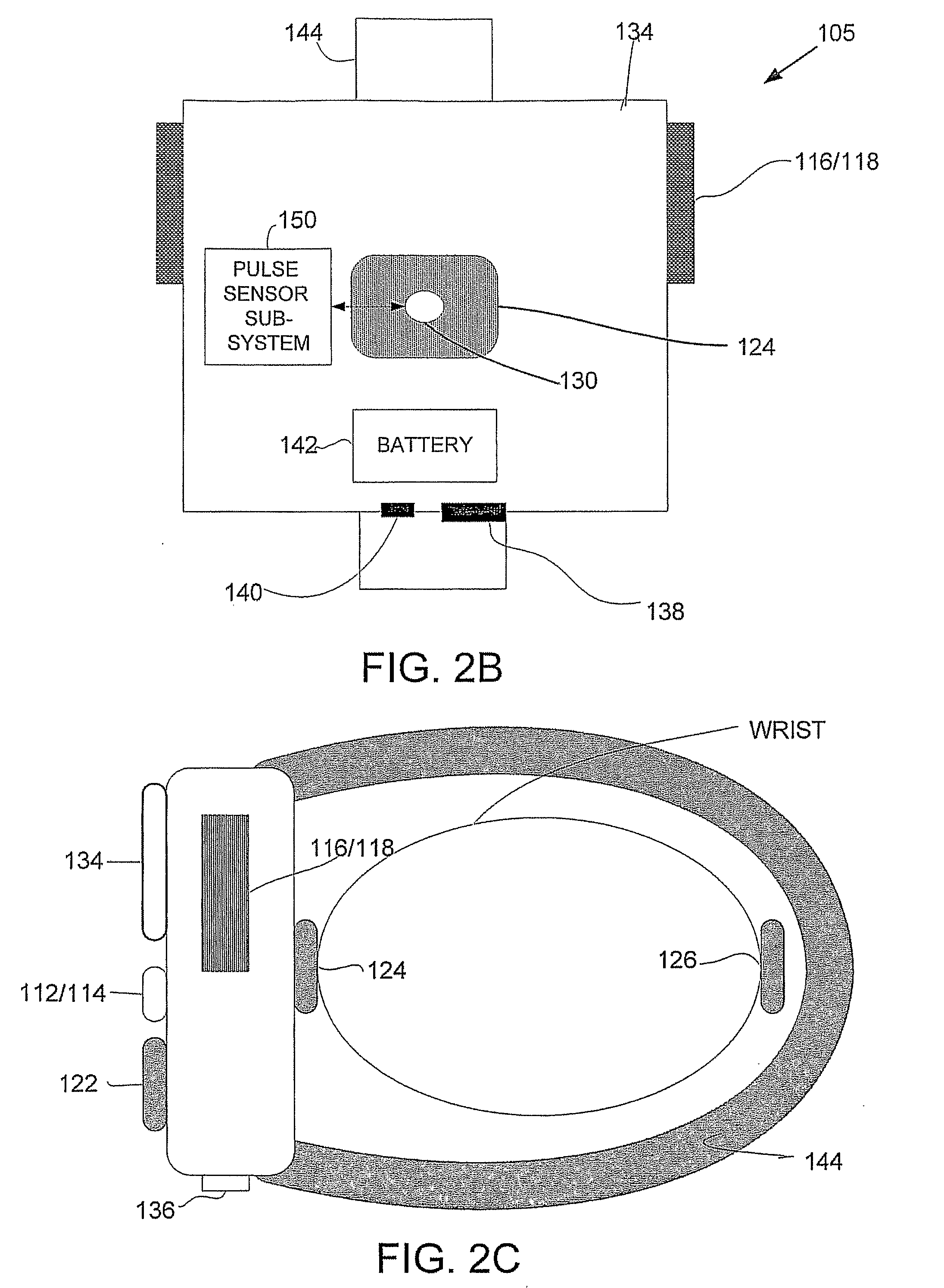Wearable Device, System and Method for Measuring a Pulse While a User is in Motion