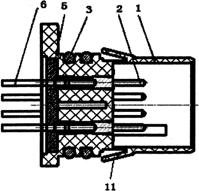 Harness connector with barb for automatic transmission