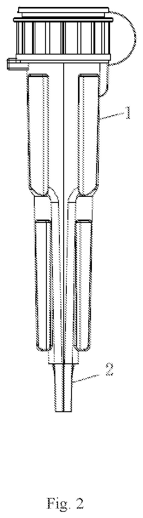 Nucleic acid integrated detection reagent tube