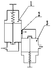 A two-stage gas pressure reducing valve