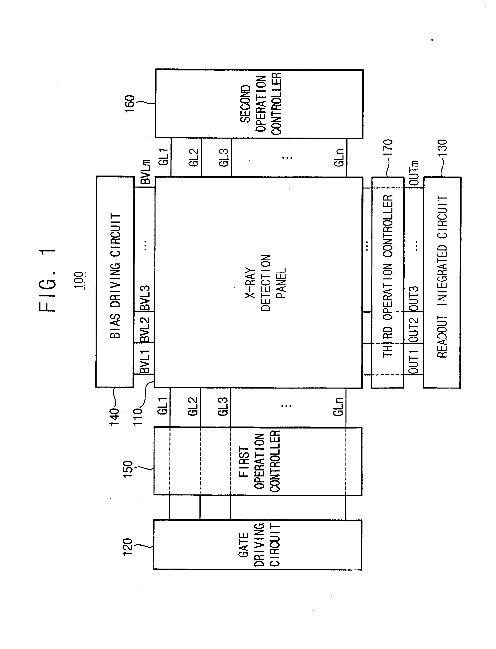 X-ray detection device and method of driving an x-ray detection panel