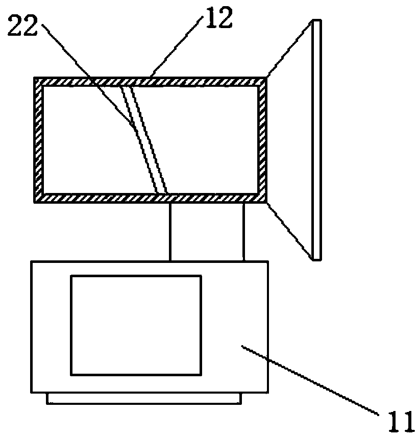 Dust collecting device for numerical control machine tool