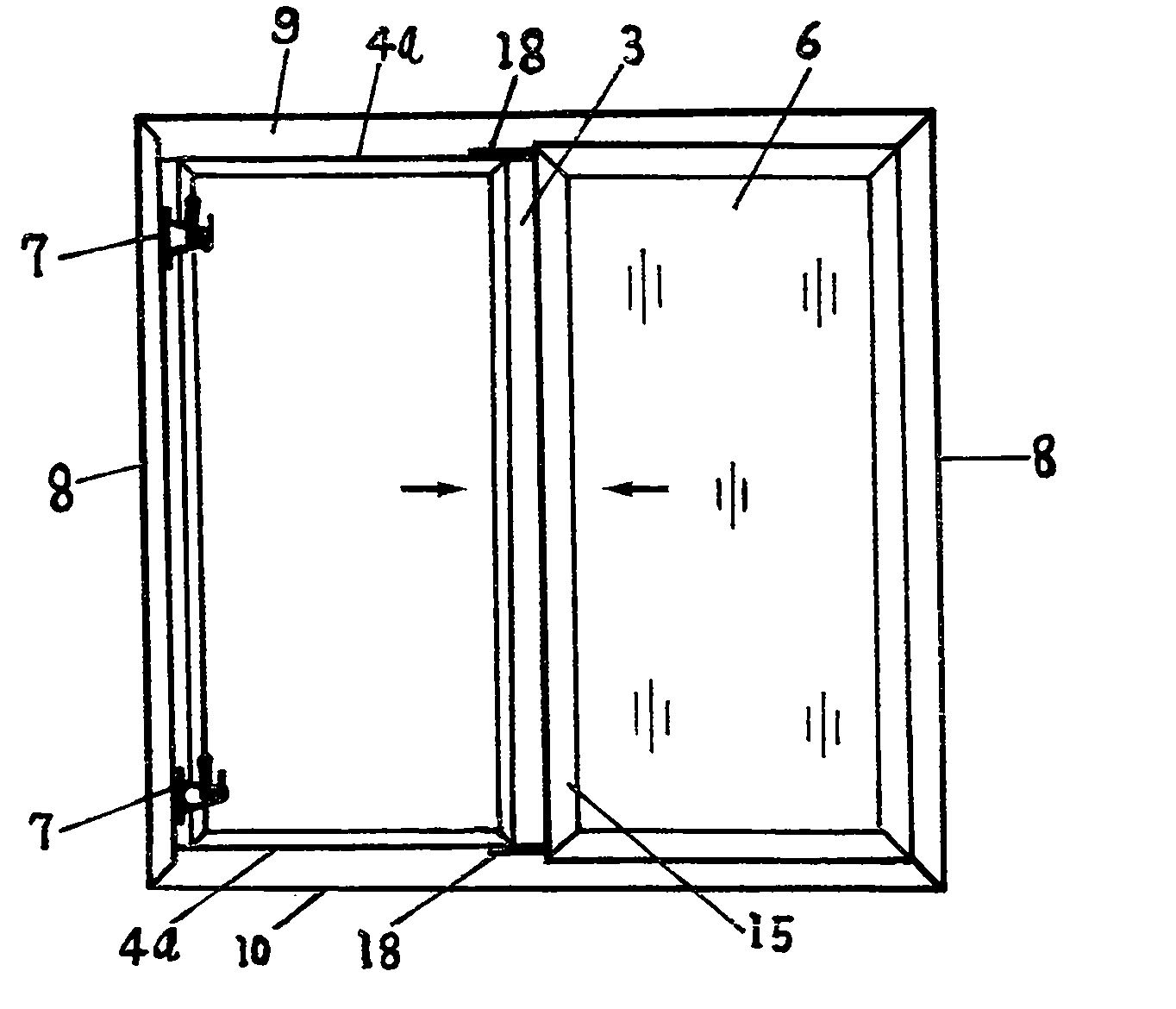 Push-pull casement window