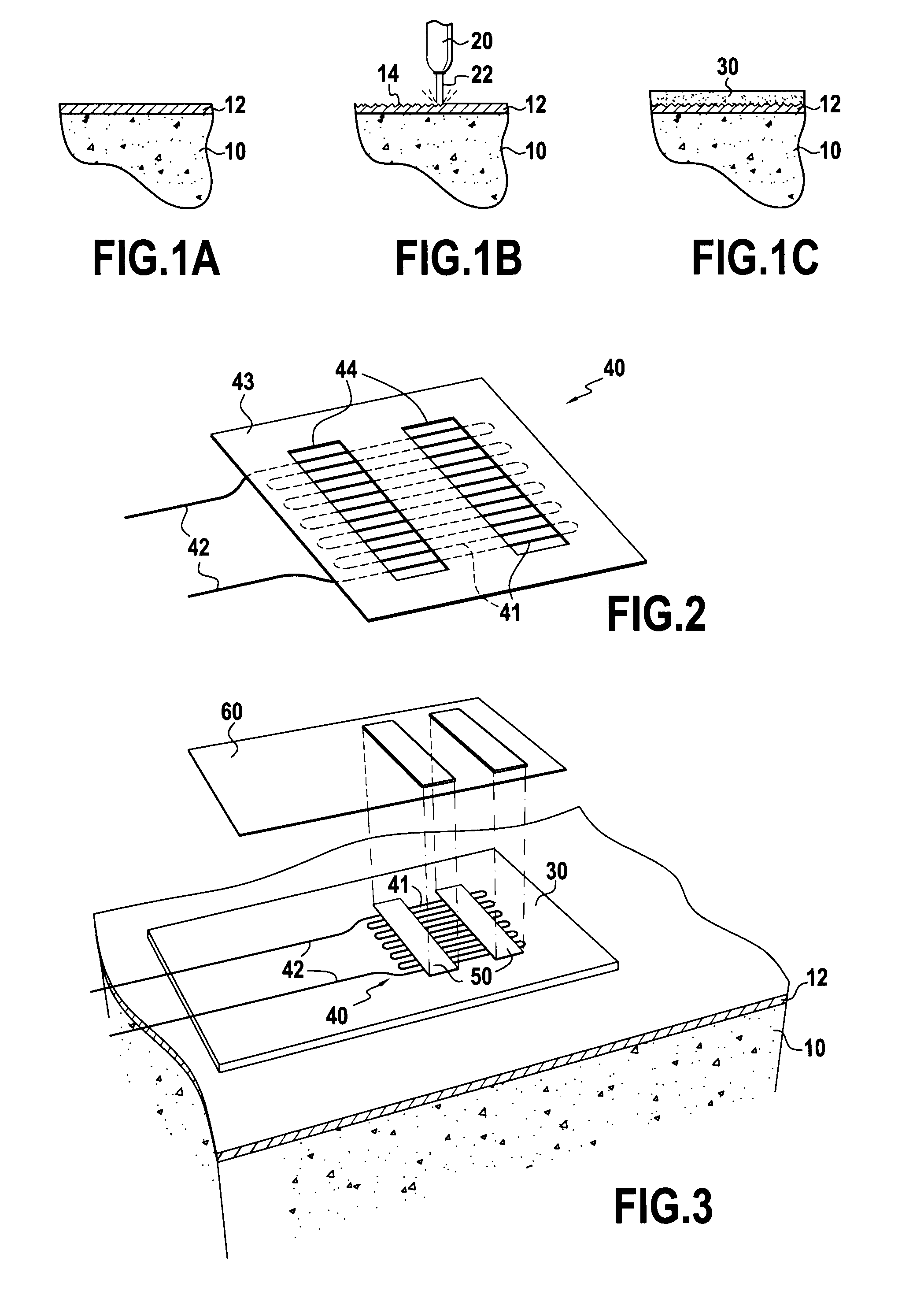 Method of making a deposit on an SiC-covered substrate