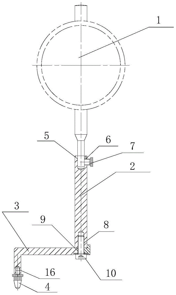 An inner cavity hook groove and plane detection centering device