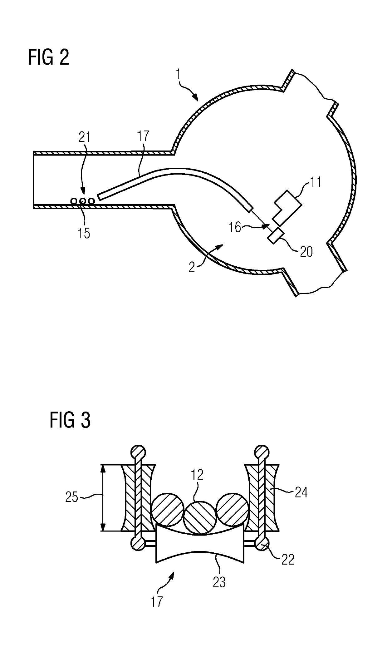 Offshore structure and method for attaching a tube or cable to an appliance of an offshore structure