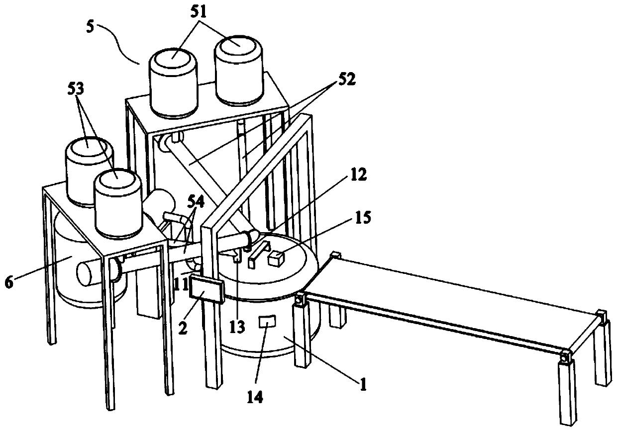 Cloth dyeing device and cloth dyeing control method thereof