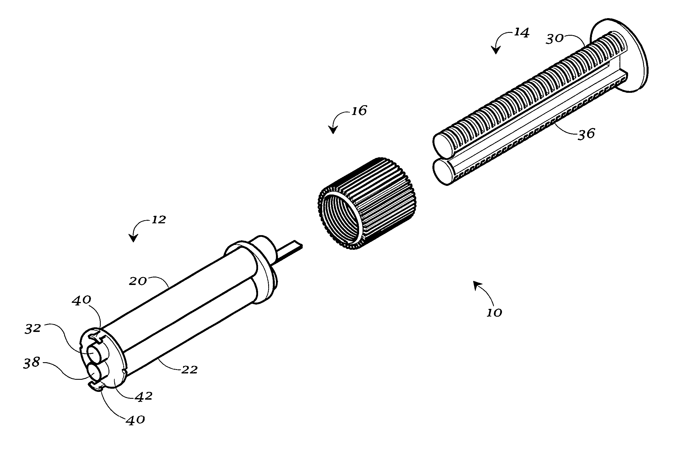 Dispensing syringe having multiple barrels for discharging a dental composition