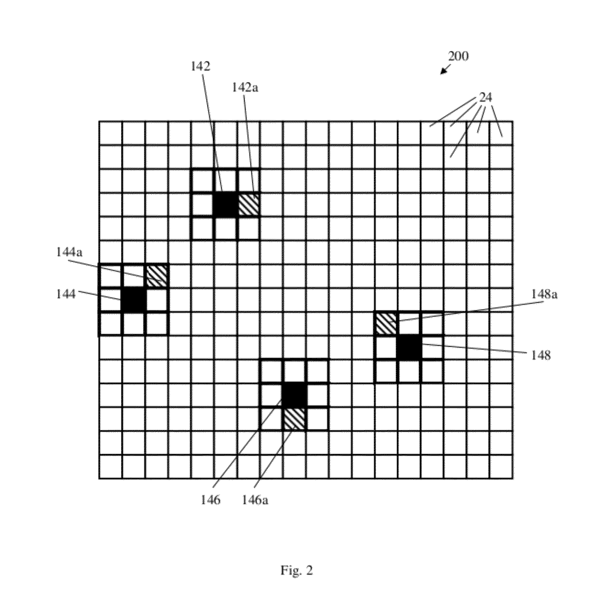 Receiver chip and method for on-chip multi-node visible light communication