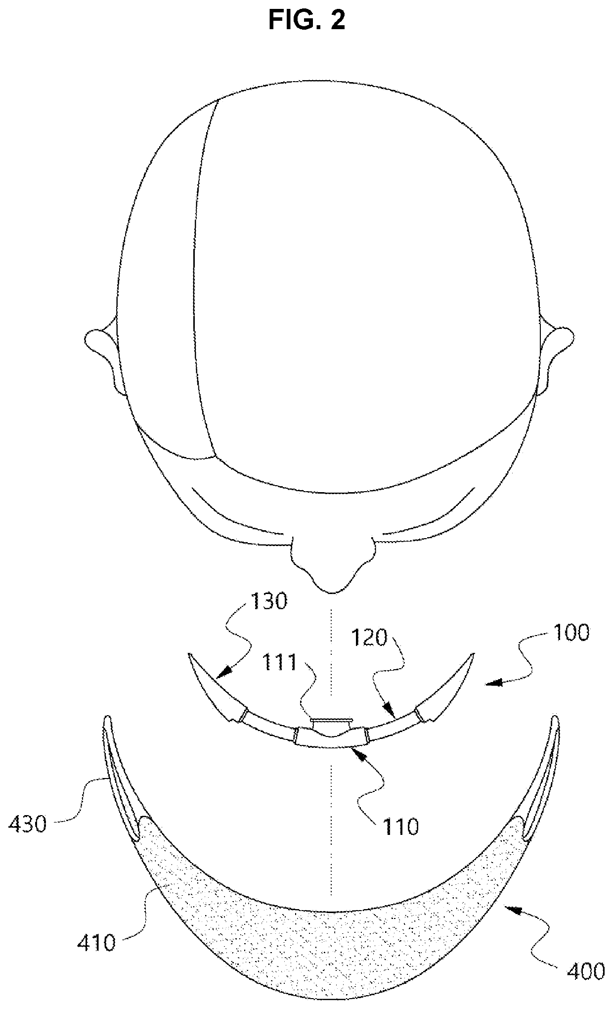 Breathing guide apparatus and mask system including the same