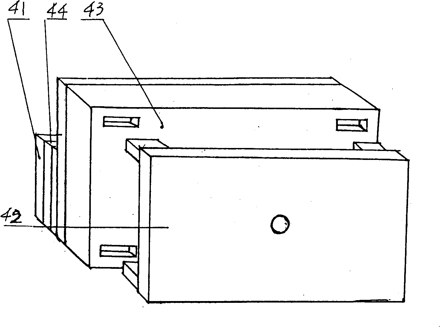 Levelling and hanging thermal-insulating composite decoration panel and construction method thereof