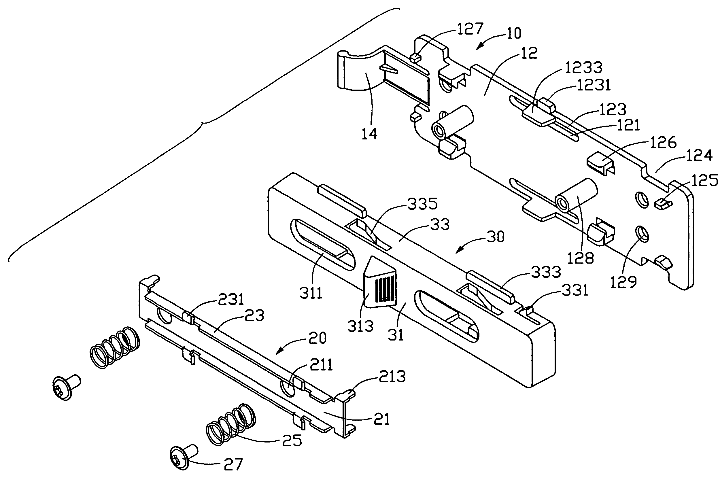 Mounting apparatus for storage devices