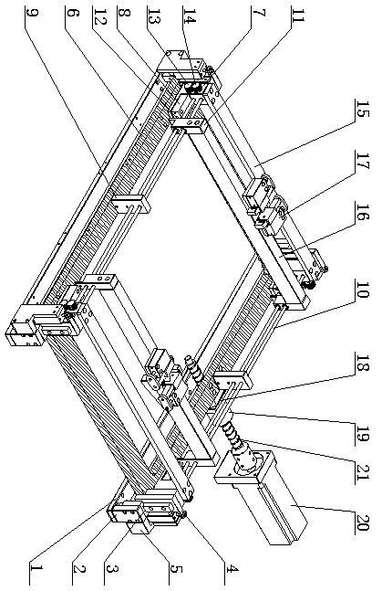 Crawling conveying type manipulator for flexible printed circuit board detection